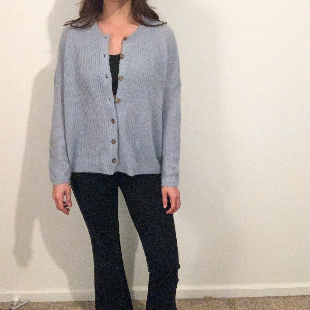 Madewell light blue cardigan - XS